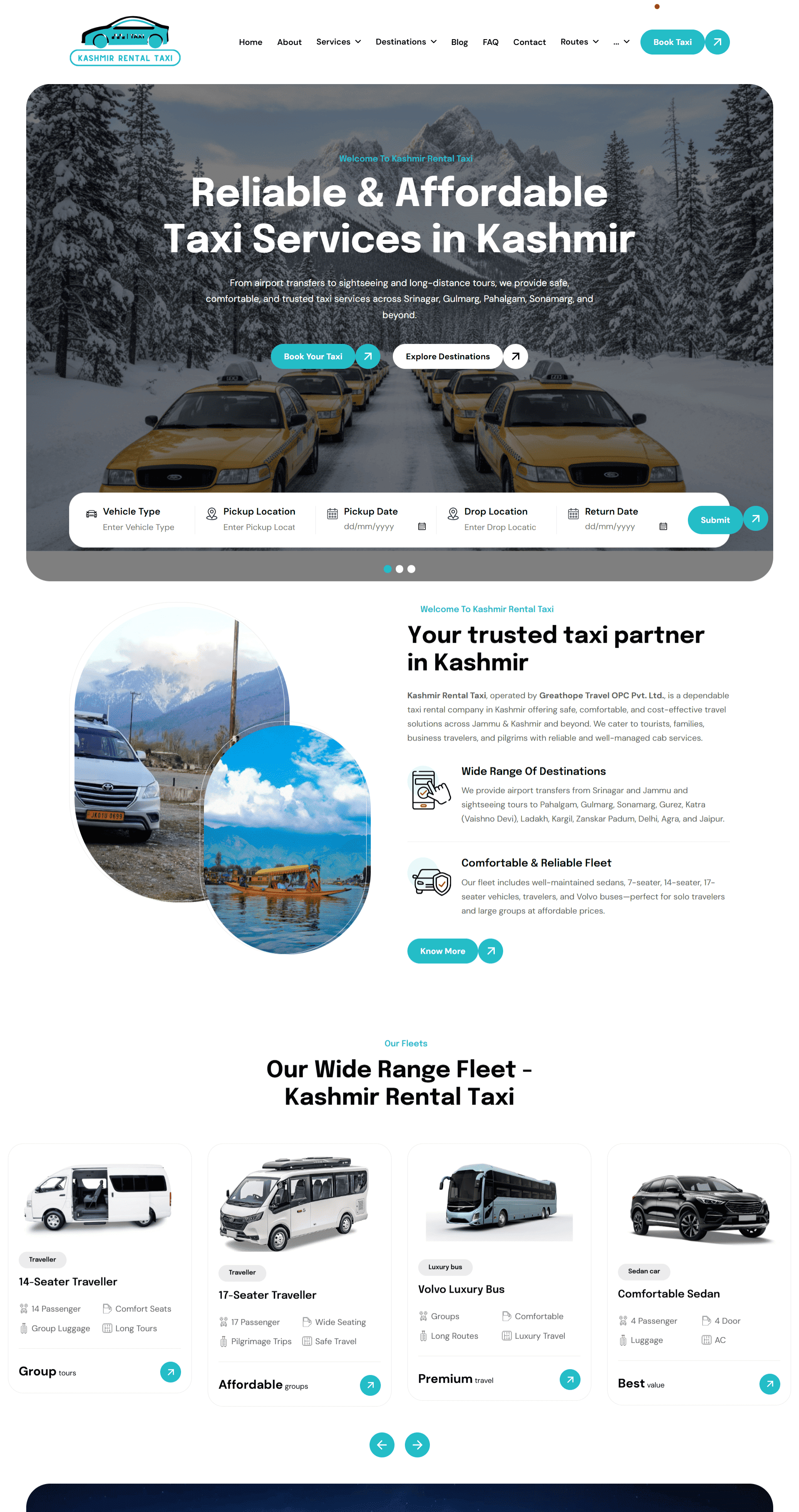 Kashmir Rental Taxi